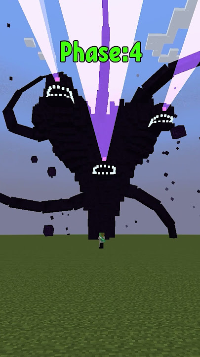 All Wither Storm Phases in Minecraft!