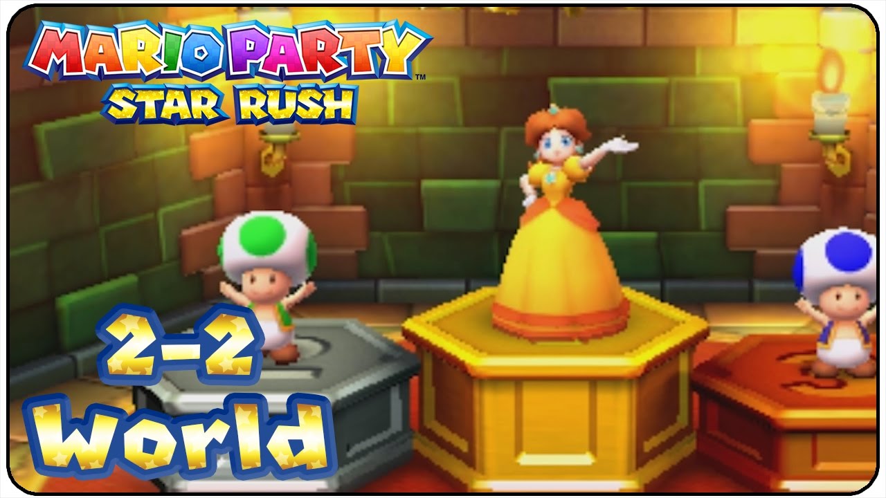 Mario Party Star Rush - Walkthrough Part 8 (Toad Scramble Level 2-2)