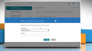 How to set up Mail and add contacts in Windows® 8.1