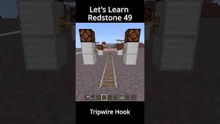 Tripwire Hook | Let's Learn Redstone 49 | Minecraft Bedrock Redstone Tutorial