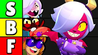 NOUVELLE TIERLIST DE LA META SUR BRAWL STARS ! (si vous restez sur la vidéo c'est free rang pro)