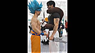 SSJ Blue Goku Vs Toji💀 #goku #dbs #foryou #shorts
