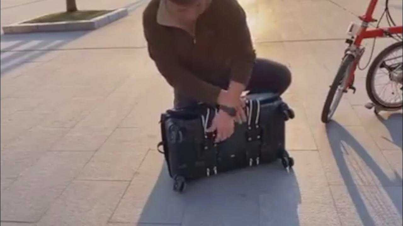 Folding Semi Hard Travel Case for BROMPTON (converts into a front bag