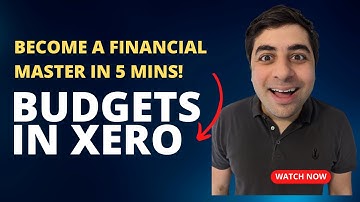 How to do your budgets in Xero: Become a Financial Pro in 5 mins!
