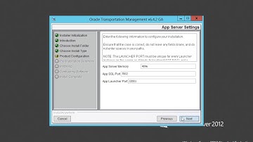 OTM 6.4.2 Installation Guide (Window Server 2012) - Part 20 - Install Oracle Transport Management