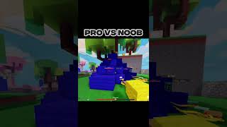 Pro vs Noob 👀 #bedwarsroblox #bedwars #robloxbedwars #bedwarsmontage #foltyn #tanqr #milyon #jcninja