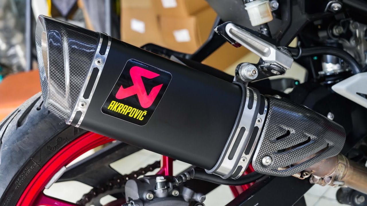Test Pô Akrapovic RacingLine lên Kawasaki Ninja 400 Exhaust Sound