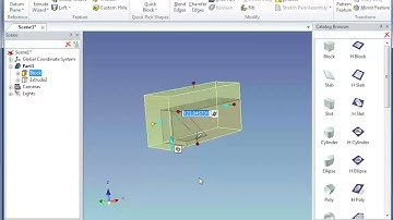 Basic IronCAD Extrude Guide