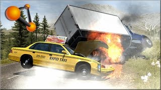 BeamNG Drive Trucks Vs Cars #8  Insanegaz