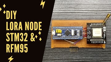 ABP-based LoRaWAN End Node with STM32 & RFM95 | TTN | How to make LoRa Node?