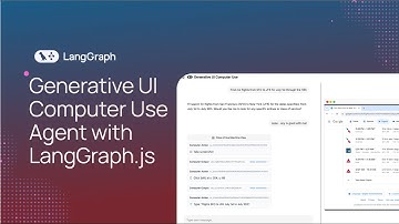 Generative UI Computer Use Agent with LangGraph.js