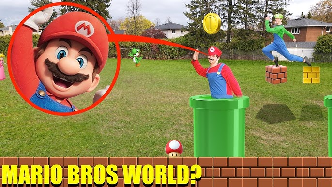 Super Mario Bros - Becoming Mario IN REAL LIFE 