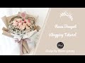 How to Wrap a Rose Hand Bouquet || Korean Bouquet Wrapping Ideas || Cara Membungkus Bunga Buket