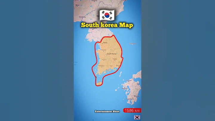 South Korea Map 🇰🇷 South korea 52 million population country/ #southkorea #map #history #location