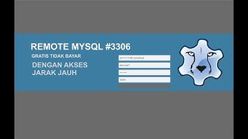 ONLLINE DATABASE DAN GRATIS REMOTE MYSQL SERVER, INI COCOK UNTUK PENGUJIAN | #3306 DELPHI / LAZARUS