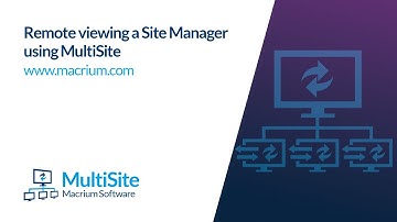 Remote viewing a Site Manager using MultiSite