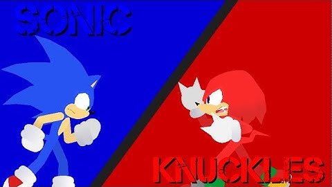 Sonic Vs Knuckles | Stick Nodes