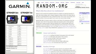 July Tournament Entries for Garmin Lucky Members Draw