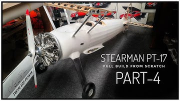 Stearman PT‑17 Scratch Build Part 4 | Carbon Fiber Mounts, CNC, Laser Cut & 3D Print