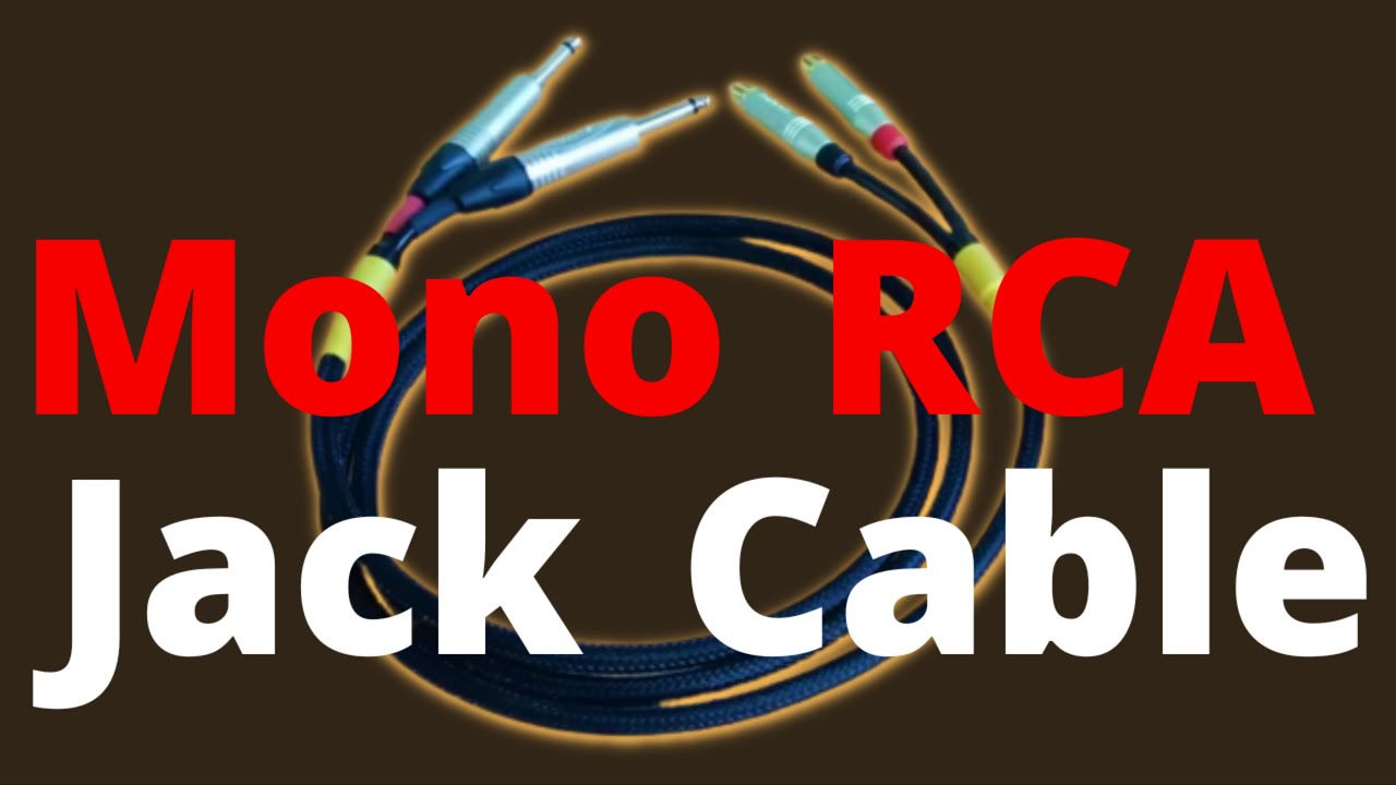 Soldering RCA to 1/4 TS Cable YouTube