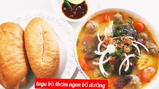 CÁCH NẤU/ LAGU BÒ/NƯỚC DỪA THƠM NGON/ ĐẬM ĐÀ