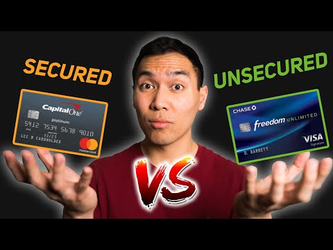 Video: Atšķirība Starp Drošu Un Nenodrošinātu Kredītkarti