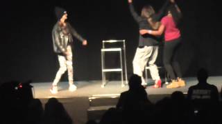 Kat Graham dances on stage @ Bloody Night Con - 31/05/2015