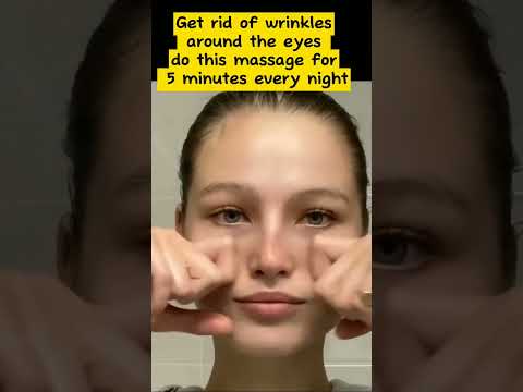 5 Minute Massage To Reduce Eye Wrinkles Undereyewrinkles Darkcircles Eyebags Shorts