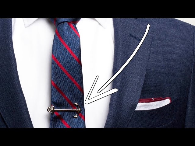 This Is Exactly How to Wear a Tie Bar