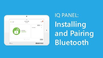 IQ Panel: Installing and Pairing Bluetooth