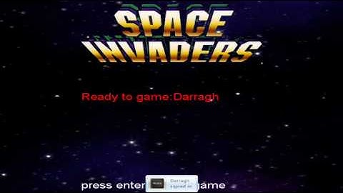 Simple space invaders style game