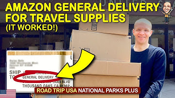 Amazon “General Delivery” experience in California