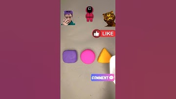 Squid game 2 mixing! Thanos, soldier vs VIP maska guess the mixed color #colorsof #squidgame #shorts