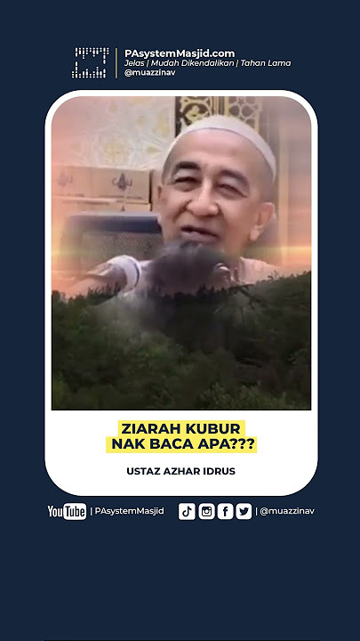 ZIARAH KUBUR nak baca apa??? 🤔 | Ustaz Azhar Idrus