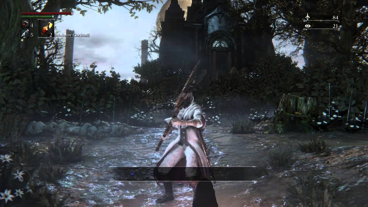 Bloodborne Rifle spear moveset YouTube