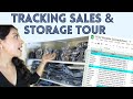 Reseller Inventory Storage Tour + How I Keep Track Of Sales & Expenses (Inventory System PT. 2)
