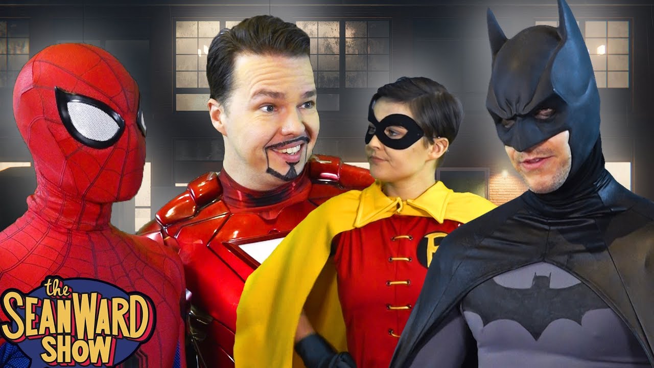 SPIDER-MAN & IRON MAN vs BATMAN & ROBIN - Switching Sidekicks - The Sean  Ward Show - YouTube