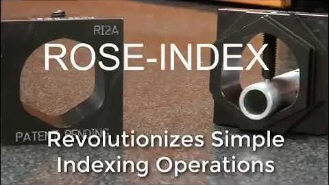 Rose Index - Makes Indexing at 45, 60 or 90 Degrees Easy