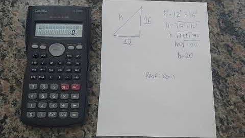 Hipotenusa e Pitágoras de um jeito fácil na calculadora - Comando POL