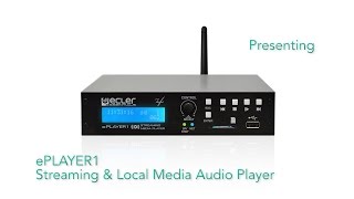 Ecler ePLAYER1 Streaming & Local Media Audio Player - Overview