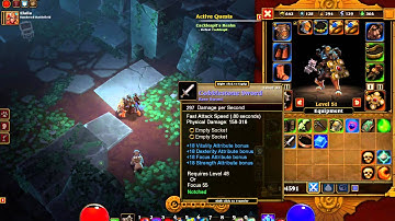 Minecraft cave in Torchlight 2