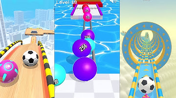 Sky Rolling Balls Vs Ball Run 2048 Vs Action Ball #1033 ( Android & IOS GamePlays )