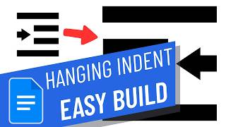 How to add Hanging Indent in google docs