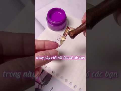 Video Bí quyết viết quản bút chấm mực lâu hết mực | Giữ mực... - youtube