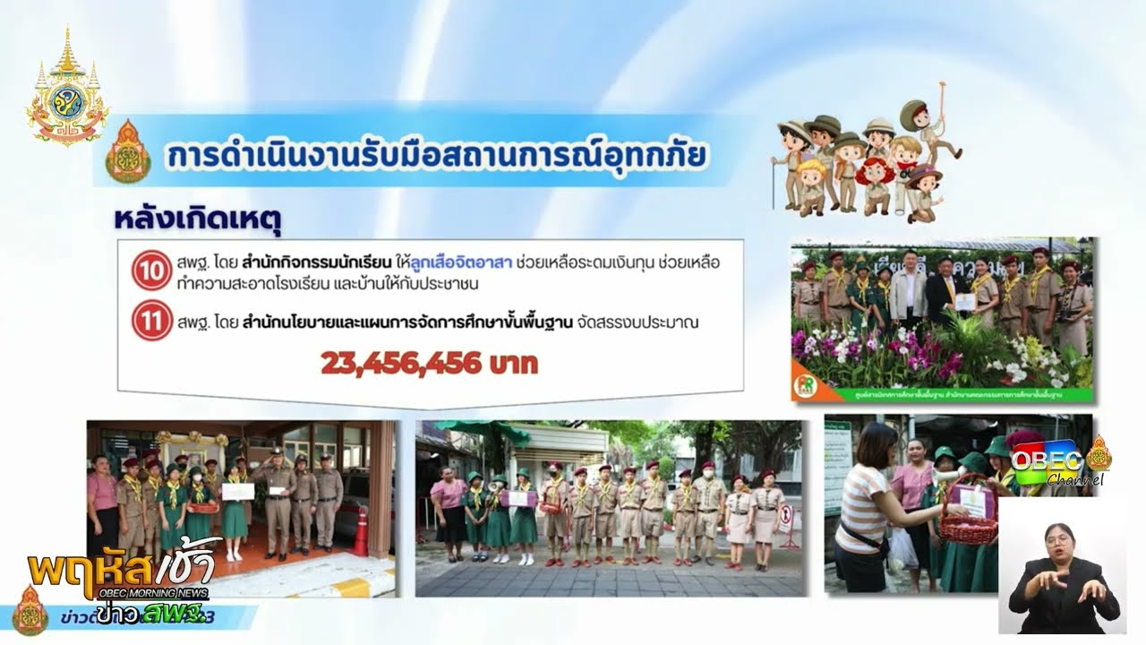 รายการ “พฤหัสเช้า ข่าว สพฐ.” ช่วง เรื่องเล่า ข่าว สพฐ. ครั้งที่ 40/2567 ( Part 6/7 )