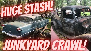 HUGE collection of early Ford parts and projects! Hemis, 4 speeds, Big Blocks, Flatheads and MORE!