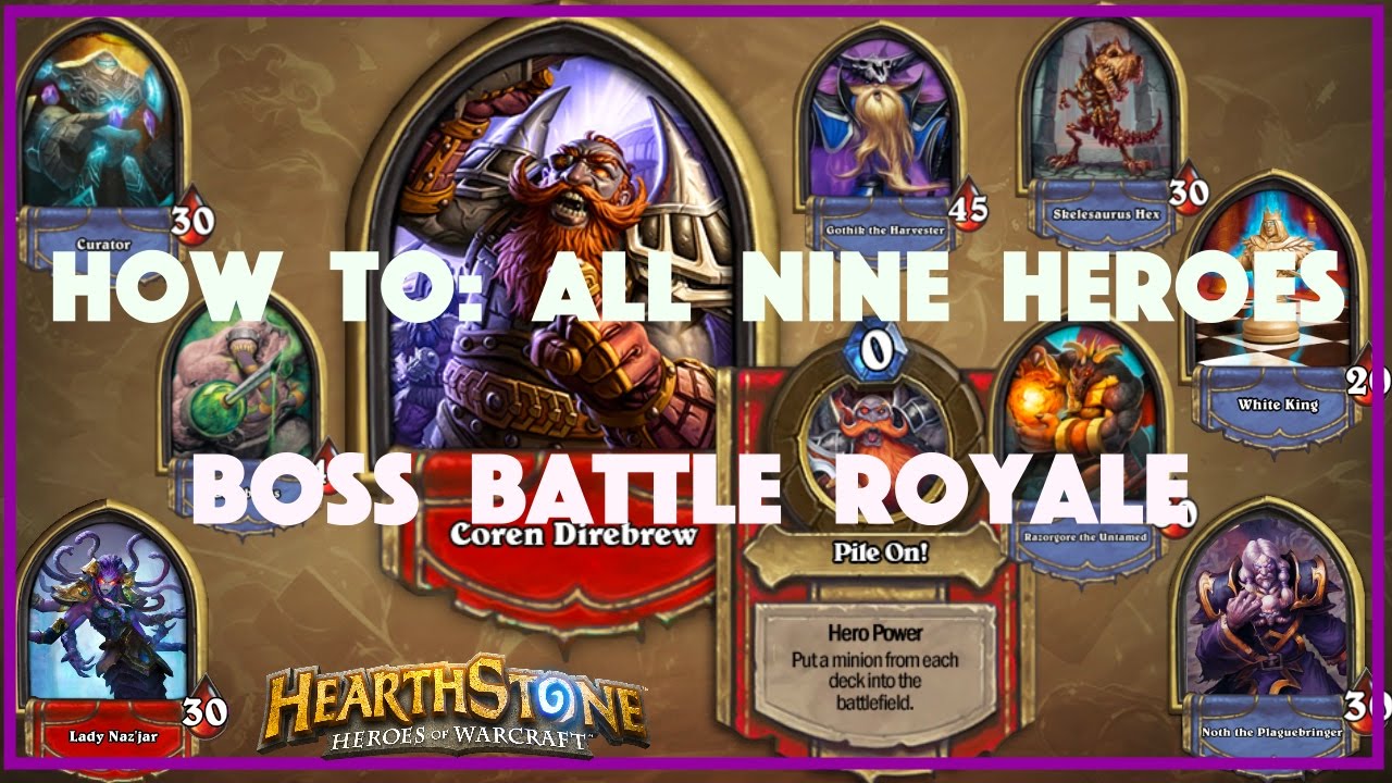 BOSS BATTLE ROYALE (WITHOUT DUMB AI) - ALL CLASSES