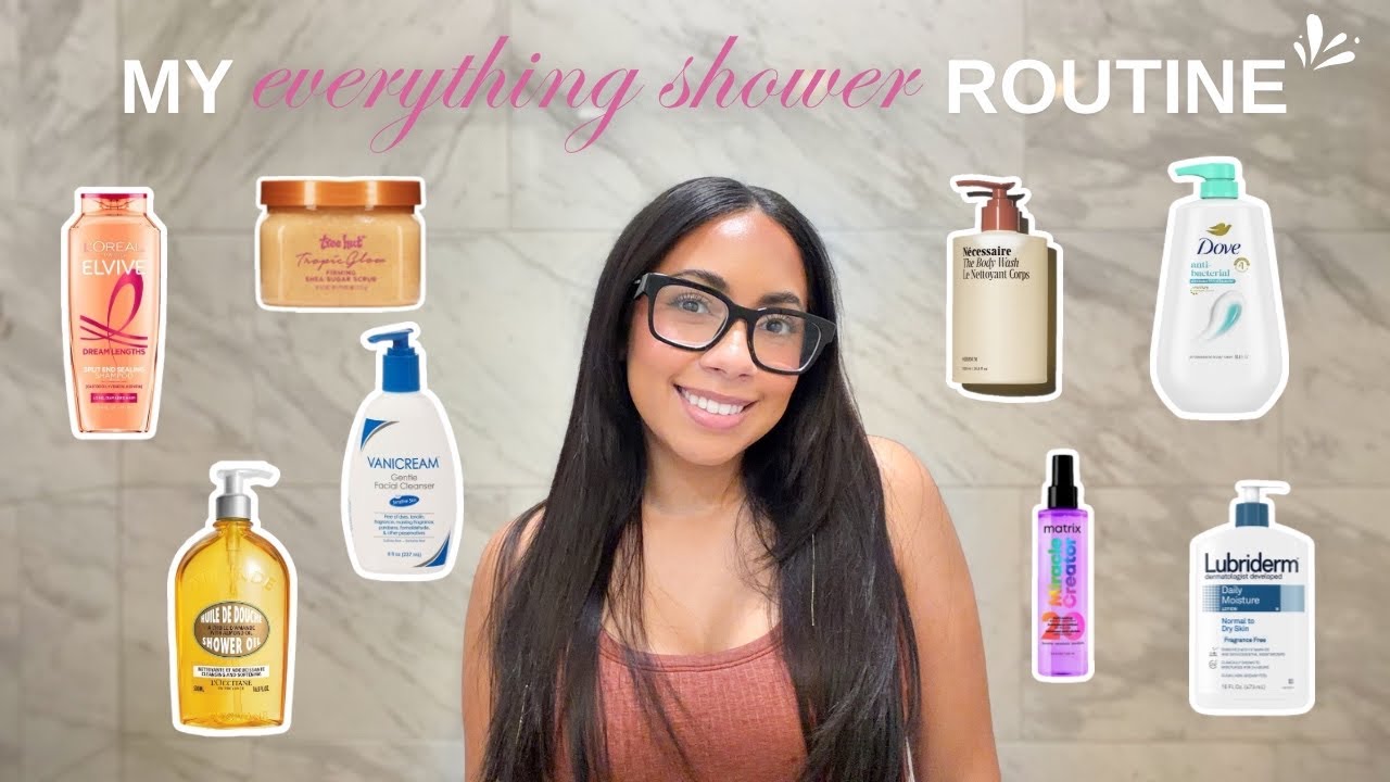 My Weekly Everything Shower Routine - YouTube
