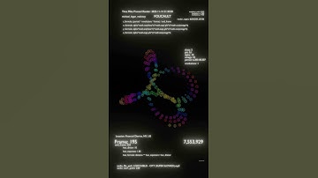 333 icospheres vortex : Automated with Blender and Python