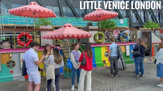 London Summer Heatwave Walk - May 2024 | London Walking Tour in Little Venice [4K HDR]